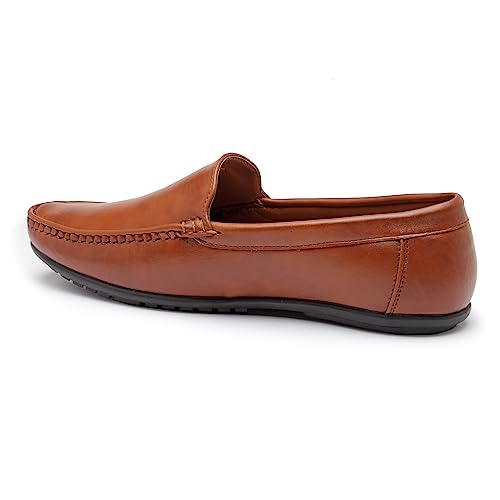 Image of Action-DRIVE-41 Lightweight Comfortable Synthetic Leather Loafers for Men