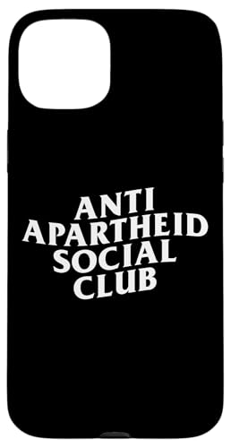 Anti Apartheid Social Club Black Case for iPhone 15 Plus