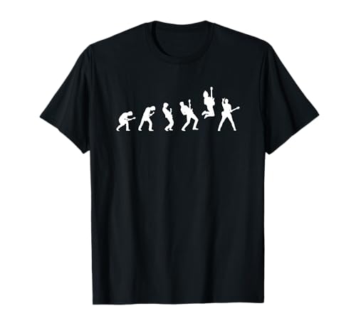 Guitarist with Guitar Evolution T-Shirt