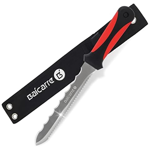 PDTXCLS Aeiniweraabbcc Linsen-outdoors Stainless Steel Garden Knife with 11 Inches Blade, Double Side Utility Sod Cutter Lawn Repair Garden Knife with Nylon Sheath, Red Cover