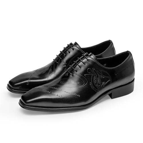 Men's Dress Shoes Whole Cut Oxford - Full Grain Leather Fashion Formal Shoes for Men2