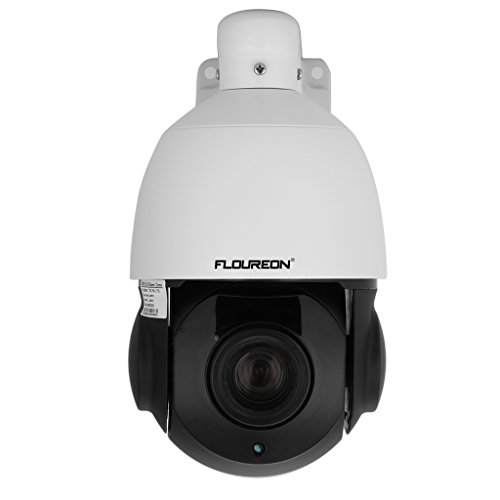 FLOUREON 1080P Dome IP Kamera CCTV Überwachungskamera PTZ 18X Zoom 4.7-84.6mm P2P IP Cam IR-Cut Infrarot 50M Nachtsicht Wasserdicht Sicherheitskamera Bewegungsmelder