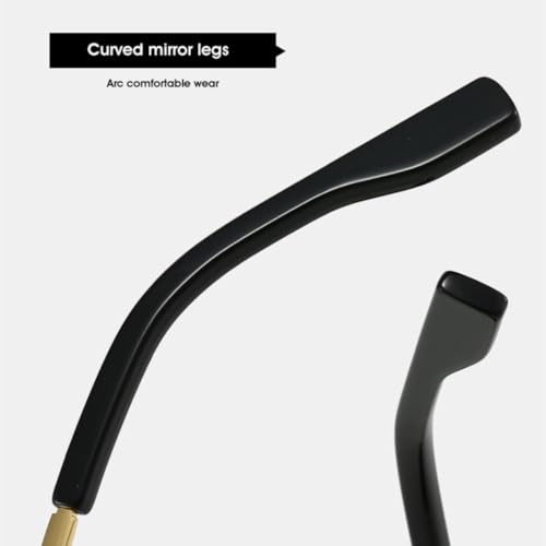 Lunettes de soleil carrées de luxe avec monture ciselée élégante