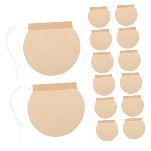 Lurrose 100 Bolsitas De Té Con Filtro Bolsitas Vacías Para Té Suelto Bolsitas Vacías Para Té Bolsitas Pequeñas Para Té Bolsitas Para Té De Hojas Sueltas Bolsitas De Cartón Beige
