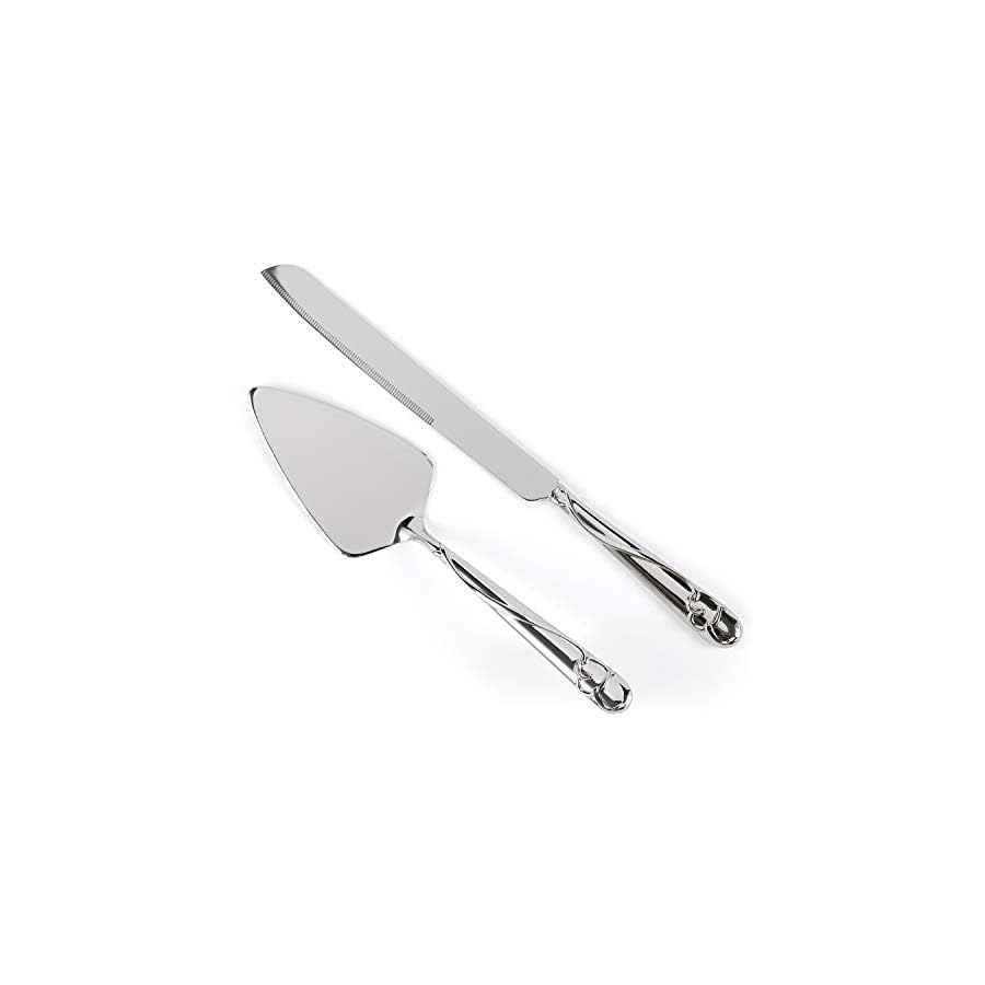 Hortense B. Hewitt, Graceful Heart Serving Set With Silver-Plated Handles (27208ST)