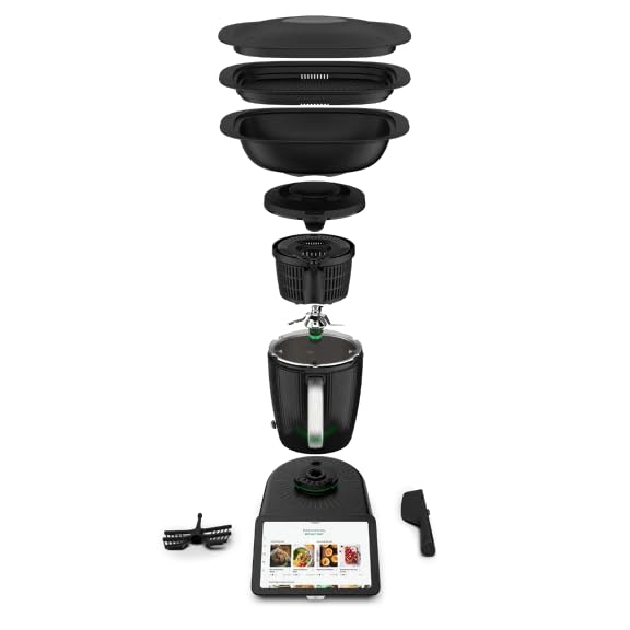 NUOVO Bimby TM7 Robot da Cucina Multifunzione - BIMBY ORIGINALE - Design Elegante, Schermo Touch 10", 10.000+ Ricette Italiane Cookidoo, Cottura a Vapore Varoma