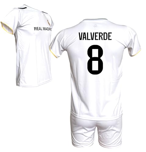 DESIGN UFFICIALE: Completo ufficiale Home, composto da maglia e pantaloncino in elegante colorazione bianca