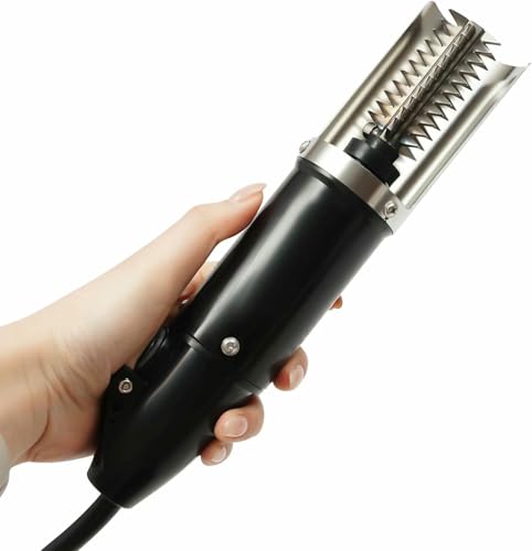 OJHGRDFV Electric Fish Scaler, Fish Scaler Remover with 6-Sides Roller Blade & Protective Cover 60-180W Powerful Electric Fish Scaler Tools One-Piece Sealed Body Professional Fish Descaler Tool
