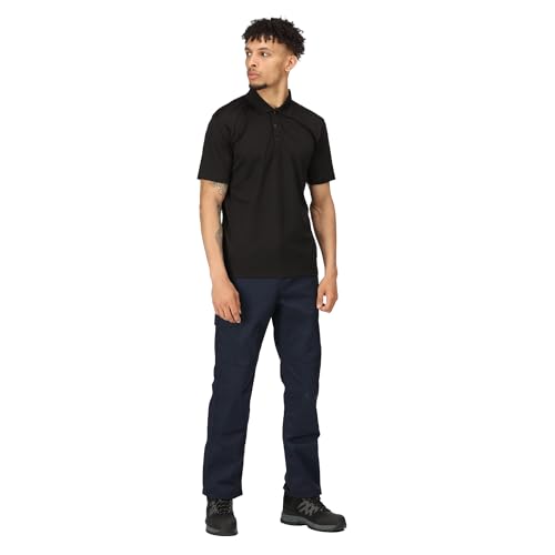 Regatta Professional Mens Pro Wicking Short Sleeved Polo Shirt, New Royal, 4XL EU - Image 4