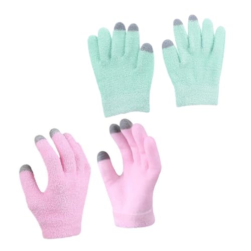 PartyKindom Touch Screen Gloves for Moisturizing Hands Exfoliating Gel Essential Oil Mittens for Mobile Use Hand Care Masks for Dry Skin