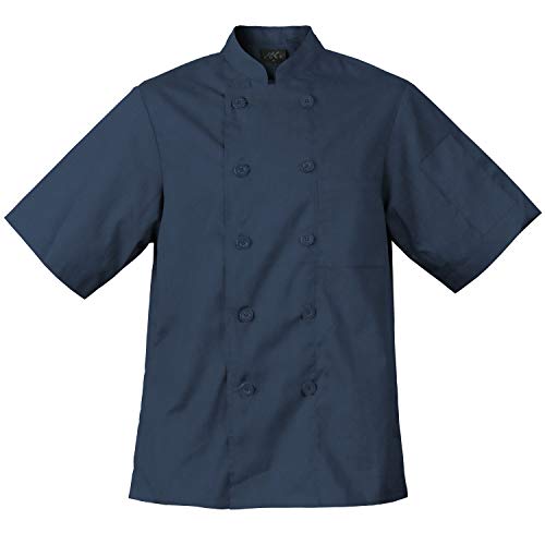 Image of Chef Code Men's Short Sleeve Unisex Classic Chef Coat