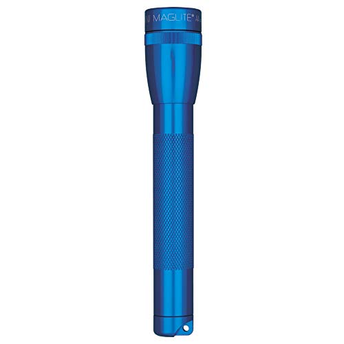 Mini lanterna incandescente Maglite 2 células AA com coldre, azul