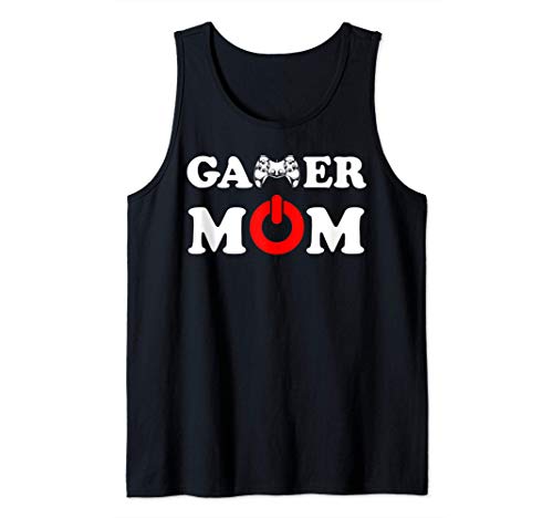 Video Gamer Mom Shirt Gaming Lovers Games Cumpleaños Gamer Camiseta sin Mangas