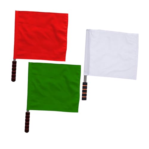 Yardwe Multi-functional Sports Flags Track Meet Flags Lightweight for Referees