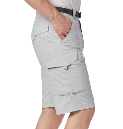 Image of Columbia Men's Regular Fit Shorts (AM4723 Cypress Heather Camo Print 40)