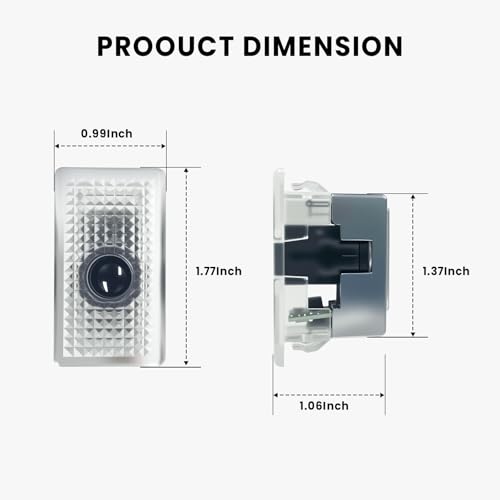 4 luces LED de proyector para puertas Cybertruc 2023-2025 miniatura 5