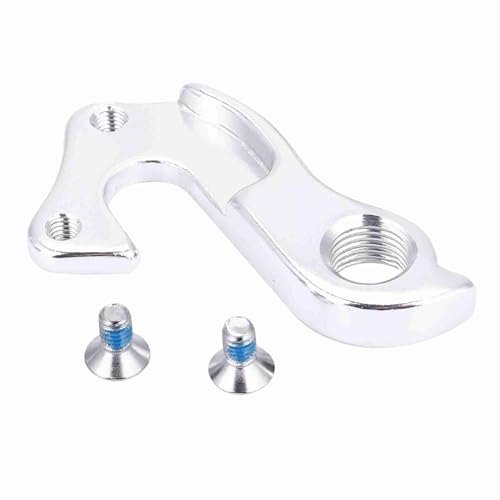 Bicycle Derailleur Hanger with Installation Hardware Made of Aluminium Alloy Featuring Reinforced Geometry for Road and Mountain Bike Frame Repair Suitable for Various Cycling Mode (288)