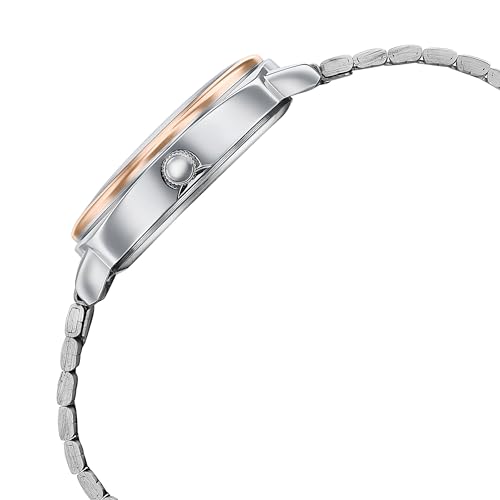 Image of Sonata Golden Hour Quartz Silver Rectangular Dial Men's Watch | Stainless Steel Material | Multi Color Band - SP80117KM01