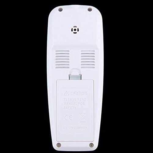 Rear view of the StarNY EET100 Air Quality Multimeter, showing the battery compartment cover and ventilation slots.