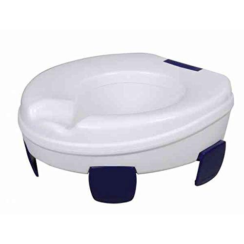 Podwyższenie siedziska WC tytan owalne 12 cm bez pokrywy