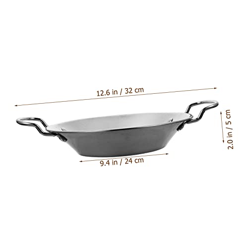 Wok de acero inoxidable con doble asa Luxshiny miniatura 5
