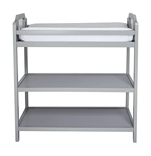 Image of Suite Bebe Celeste Changing Table Safety Rail Included, Light Grey