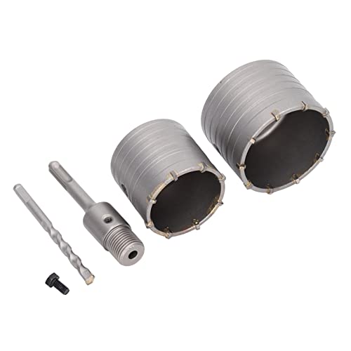Kit de 5 brocas corona para concreto y mampostería