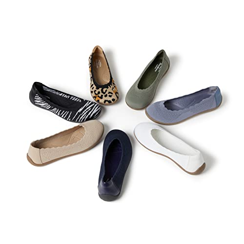 Dearfoams Women's Lightweight Washable Comfort Misty Ballet Flats2