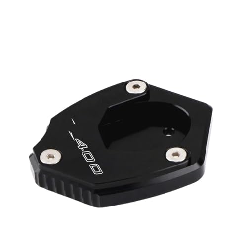 Plaque béquille latérale Z400 agrandisseur support moto CNC 2018-2023