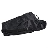 Tragbare Aufbewahrungstasche, Nylon-Reise-Organizer mit Schultergurt, für Campingstuhl, Grill, Trekkingstöcke, Outdoor-Ausrüstung, schwarz (28 x 120 cm)
