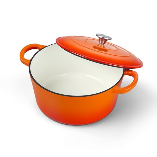 Onader OD-3CHE Gusseisen Kasserolle 3QT Orange