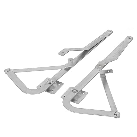 Attic Ladder Spreader Hinge Arms Replacement Counter Balance Arms Hinge Kit Compatible with 2010-Up Werner Mk 5, WU2210, W2208, W2210 Thick Zinc