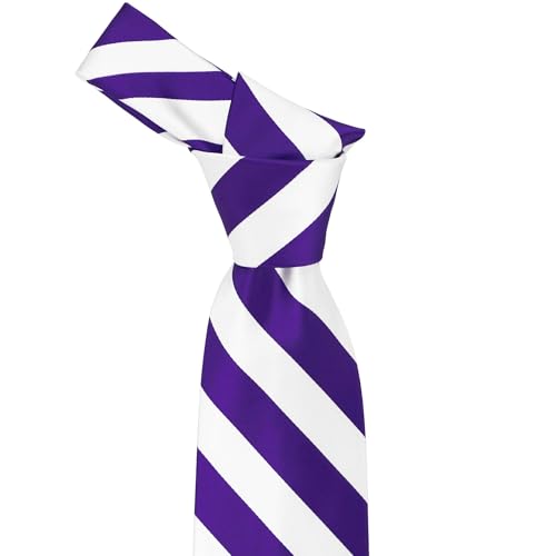 Image of tiemart Men's Striped Tie Standard Length