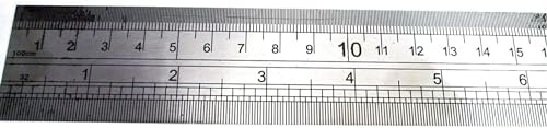 ONE METRE Ruler Stainless Steel 1M Long Metal 40" Measure Rule/Meter 100cm