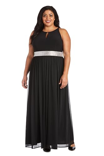 R&M Richards Women's Flowing Glam Evening Dress4