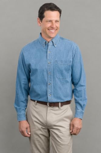 Port Authority Long Sleeve Denim Shirt S6002