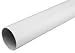 KNAPE & VOGT MFG 0018-8 8' CLOSET ROD, White