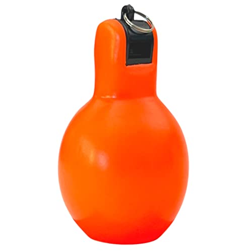 BEST SPORTING Handpfeife I hochwertige Schiedsrichterpfeife I Trainerpfeife schwarz I Fußball-Pfeife für Kinder I robuste Sportpfeife I Trainer Pfeife I Pfeife Sport (1er Set Orange)