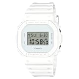G-Shock Reloj Casio Classic DW5600 Series, Blanco, o/s, Deporte
