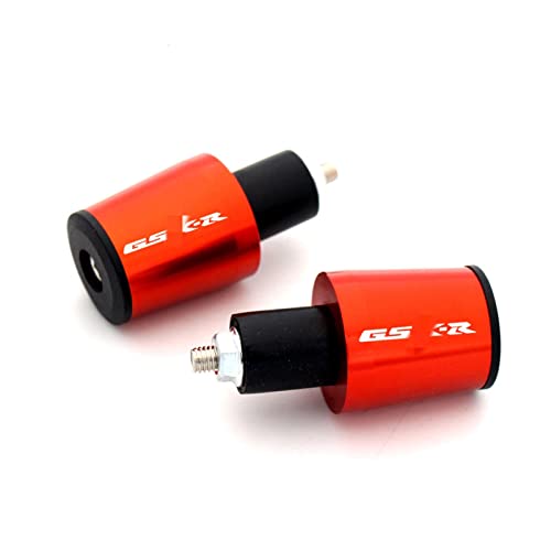 Poignées de guidon moto 22mm orange pour Suzuki GSX-R 600 750 1000