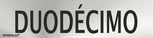 Normaluz RD707108 - Señal Adhesiva Rectangular Duodécimo Acero inoxidable Adhesivo 0,8 mm 5x20 cm con CTE, RIPCI