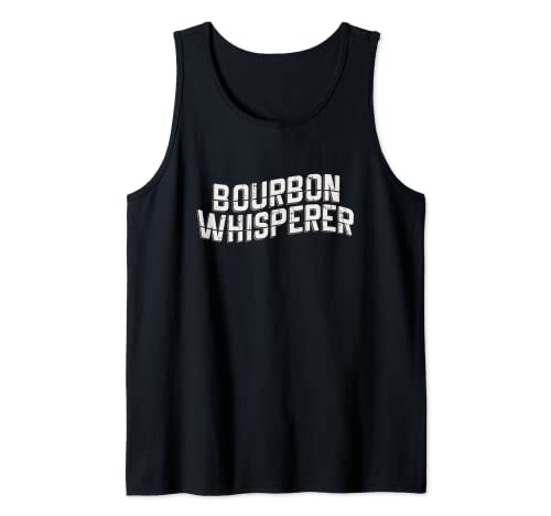 Bourbon Whisperer Whisky Bebedor Accesorios I Whisky Cosas Camiseta sin Mangas