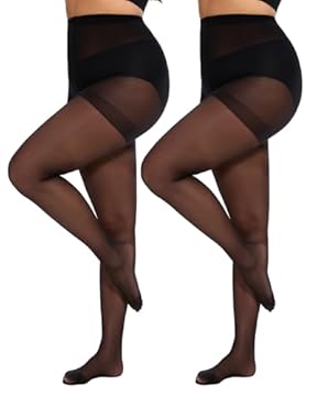 best control top pantyhose for plus size