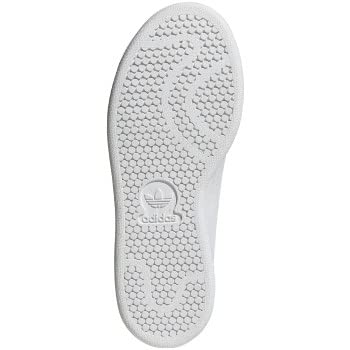 adidas Originals Girl's Stan Smith (Big Kid) White/Green/Pulse Amber 5.5 Big Kid M3