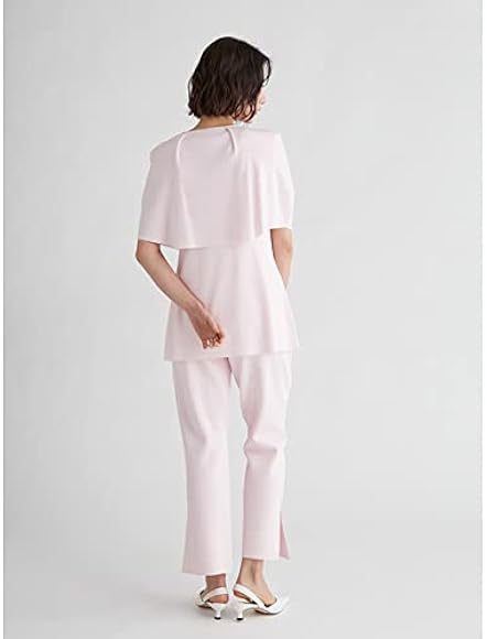 Amazon.co.jp: [セルフォード] ケープニットプル&パンツセットアップ