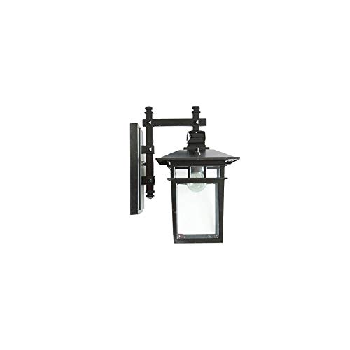 Lumière murale lampe murale carrée minimaliste extérieur imperméable e27 pour décoration