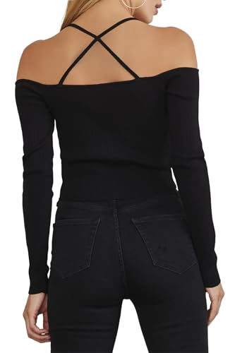 Forever 21 Women's Off-The-Shoulder Cropped Sweater3