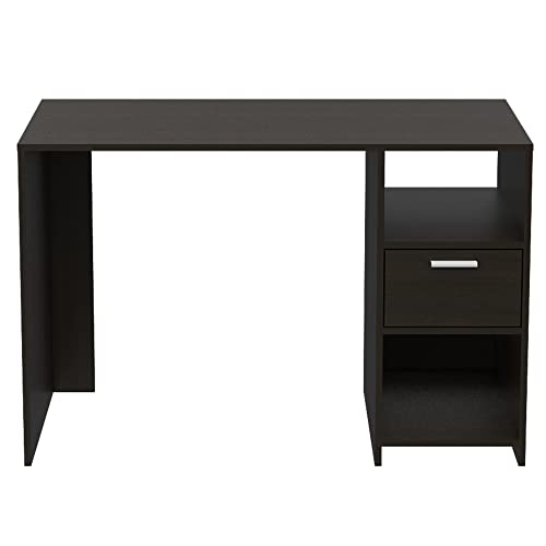 Catálogo de Escritorio Chocolate comprados en linea. 50 Deco Home Excelsior Escritorio omma armable, Color Chocolate, Dimensiones 110 Largo X 43.3 Ancho X 73 Alto cm, Estilo contemporáneo, con un cajón deslizable