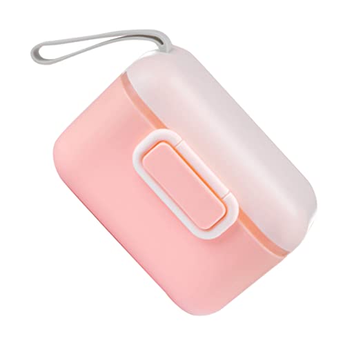 ibasenice 携帯用粉ミルクボックス ベビー用品 スコップ付きフォーミュラ 離乳食容器 旅行用フォーミュラコンテナ 牛乳容器 調乳 Pp ランダムカラー