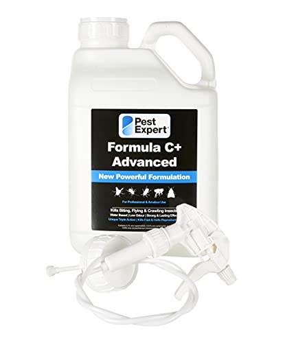 Pest Expert Formula ‘C+’ Woodlice Killer Spray 5L Max Strength Treatment & Control - with Free Trigger Hose Sprayer